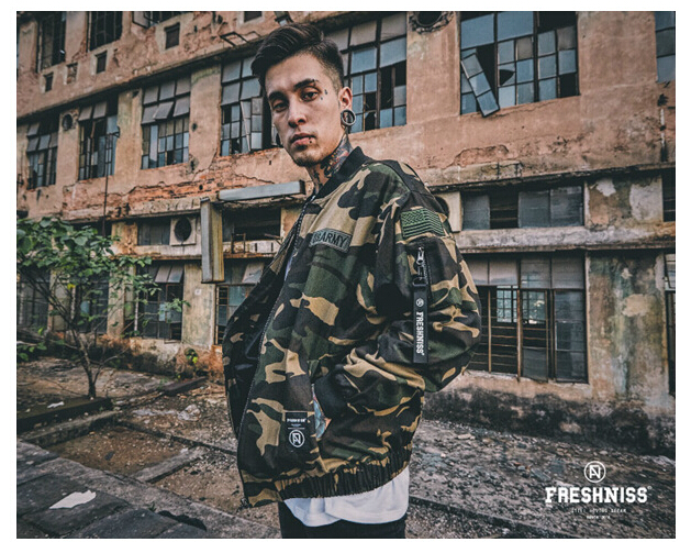 Mens Street Pattern Print Camouflage Jackets Women Fashion Loose Baseball Coats Sweethearts Sweatshirt Jacket Coats Couple Tops Plus Size