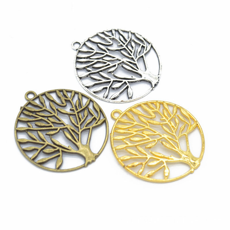 

100 pcs/lot tree of life charms pendant large size 42*37MM 4 colors good for DIY craft