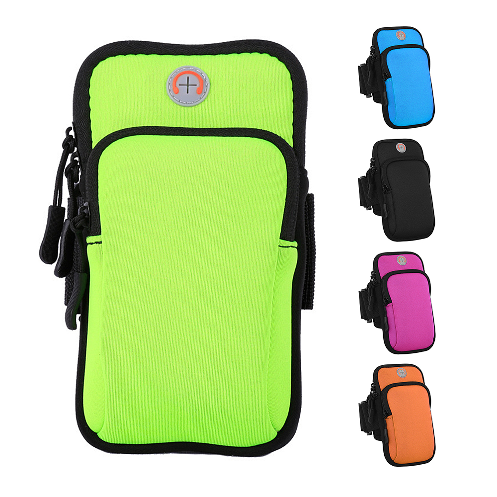 

Sports Running Armband Bag Case Cover Running Armbands Universal Waterproof Mobile Phone Bags Holder Outdoor For iPhone Samsung Cellphone, Mixed color