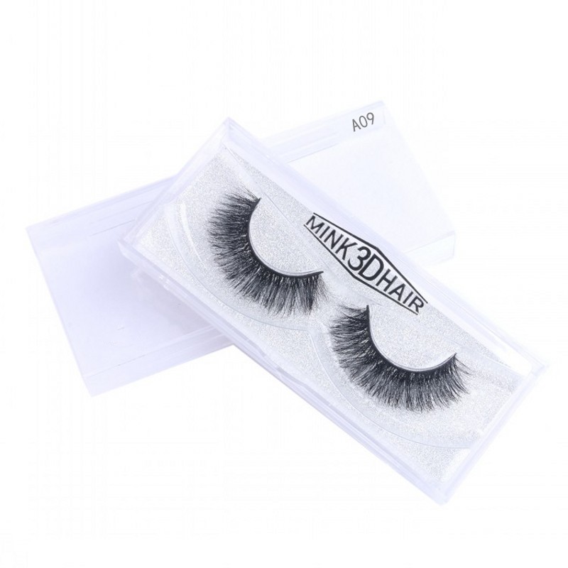 

Real Mink Eyelashes 19 Styles Selectable 10-16mm 1 Pair Box 100% Handmade Mink Hair False Eyelashes