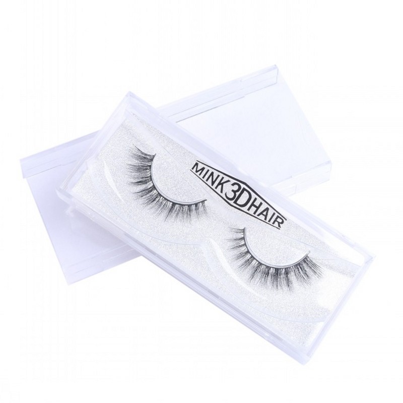

3D Mink Eyelashes 19 Styles Selectable 10-16mm 1 Pair/box OEM/Private Logo Acceptable Real Handmade Natural Looking Mink Hair Eyelashes