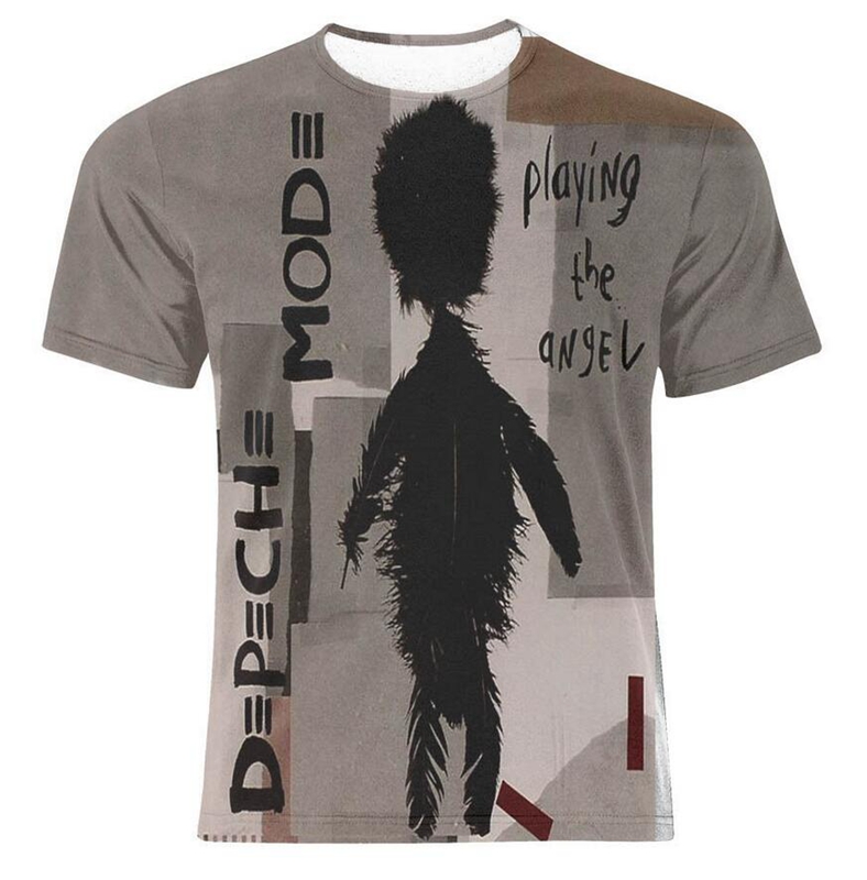 

Depeche Mode Playing the Angel 3D Printed Women/men' Casual Short Sleeves T-shirts, Multi