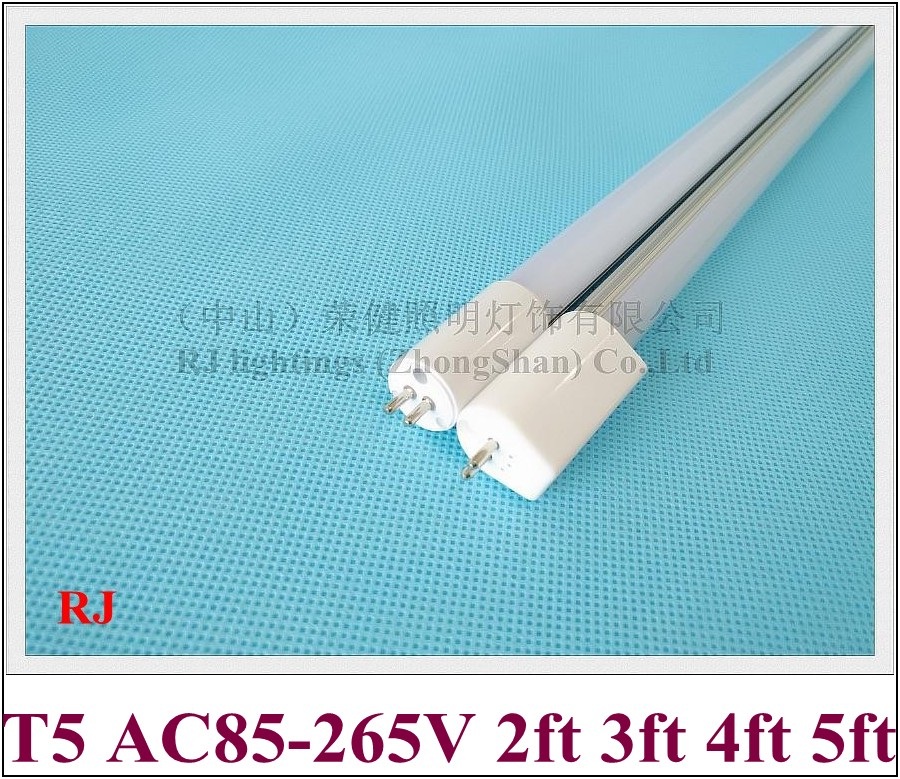 

AC85-265V input T5 G5 LED tube lamp light fluorescent LED tube 600mm 900mm 1200mm 1500mm aluminum CE WW/CW clear/frost