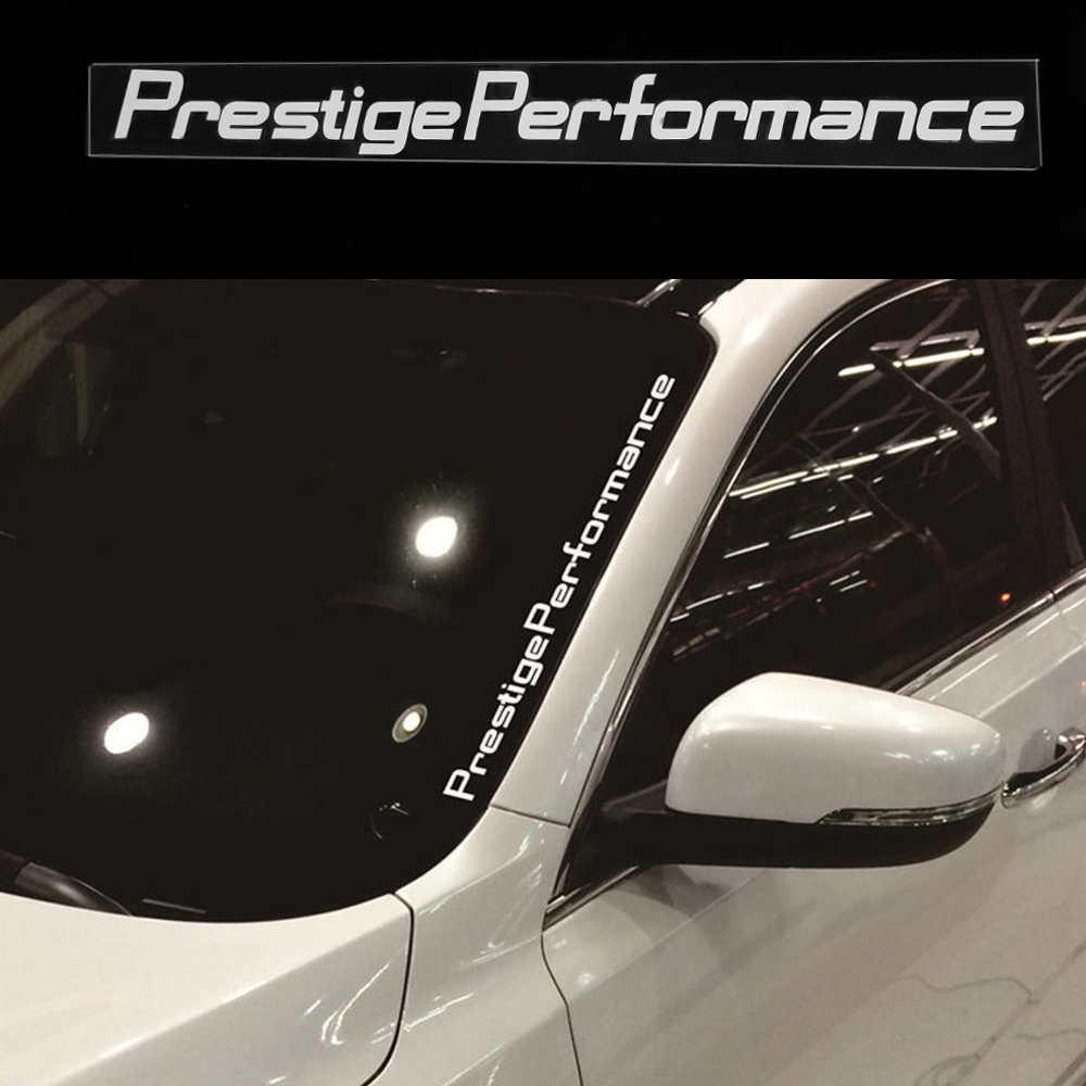 1pc CANIBEAT Hellaflush Car Styling Front Windshield Reflective Decal Sticker