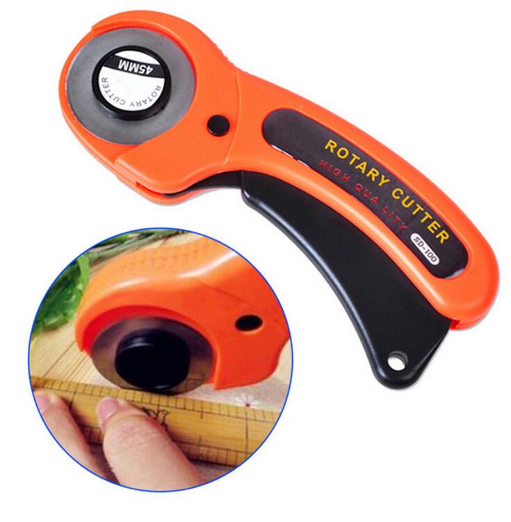 

45mm Circular Cutter Rotary Cutter Fabric Cutting Knife Cloth Cutter Quilters Sewing Quilting Fabric Cutting Craft Tools