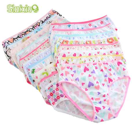 12 Pcs/Lot 200-Kinds Style Girls Briefs Organic Cotton Kids Baby Underwear For Girl Children's Panties Kids Briefs Baby Clothing-image-427614967