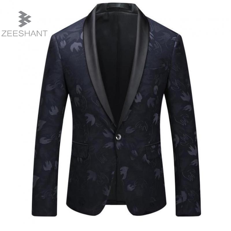 

Zeeshant New Brand Men's Slim Fit Business Suit Blazer Jacket Male Good Groom Dress Blazers Male in Men's Suit Jackets XXXXXL