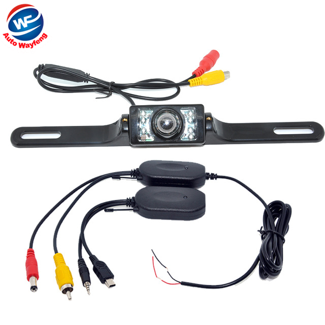 2.4G wireliess Car Reverse Rear View Backup Parking Camera Wireless Russia waterproof Waterproof night vision Car Camera-image-420077402