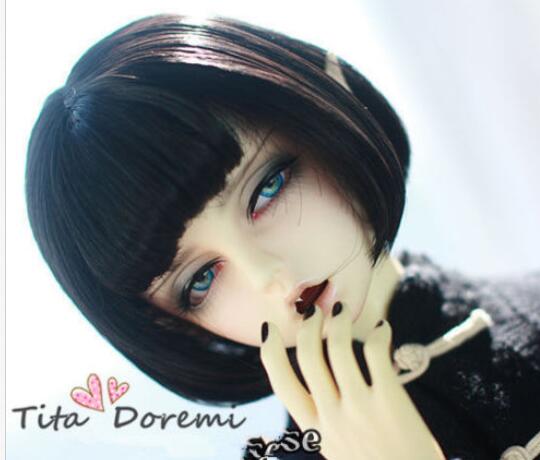 1//6 Make up weibliche Leiter Sculpt mit grünen Augen für BJD XinYi Puppe