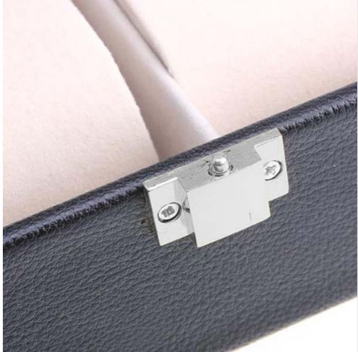 

6 Slots Leather Case Display Storage Box Organizer Windowed For Wrist Watches LXH