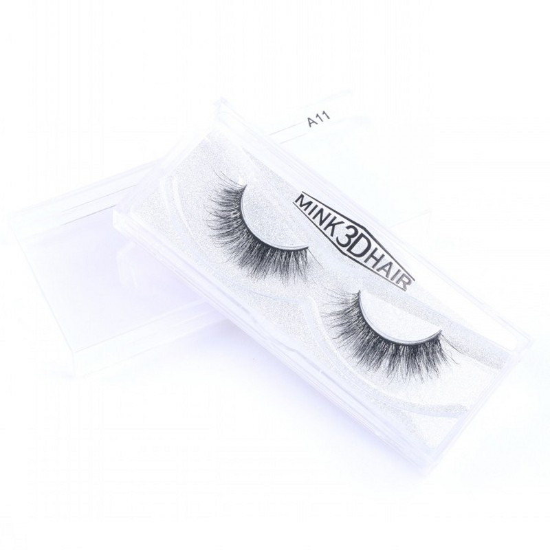 

Cheap Wholesale Eyelashes 19 Styles Selectable High Quality 100% Handmade 3D Mink Hair Eyelashes Beauty Makeup Lashes