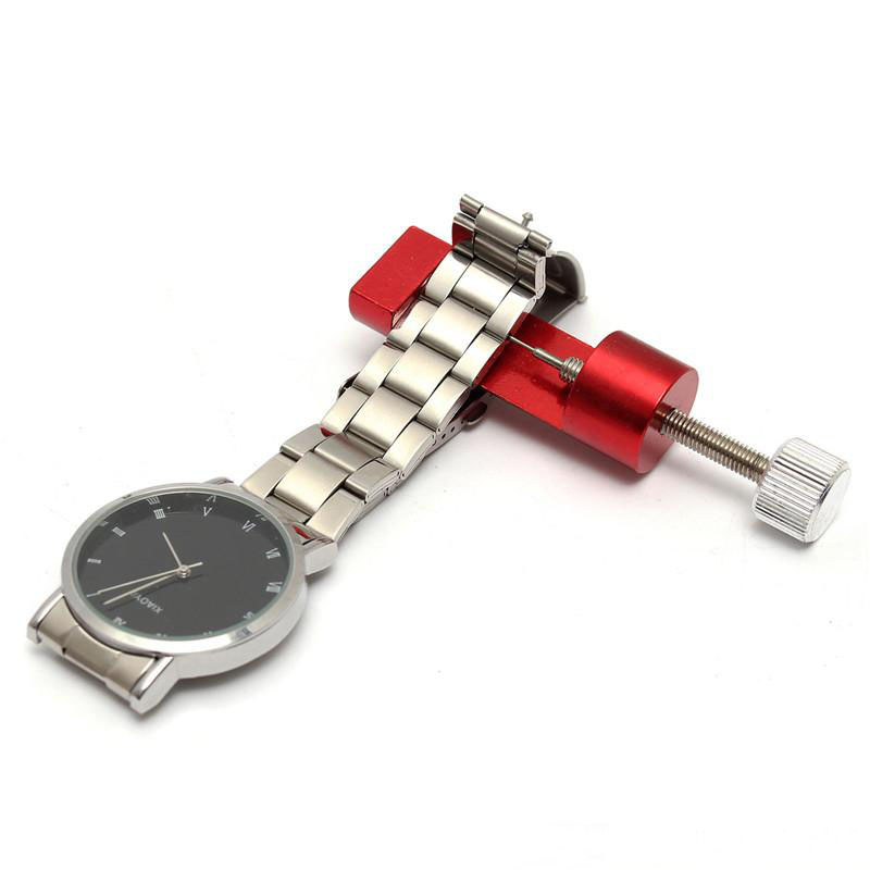 

Metal Adjustable Watch Band Strap Bracelet Link Pin Remover Repair Tool Kit New Aluminium alloy Repair Tools