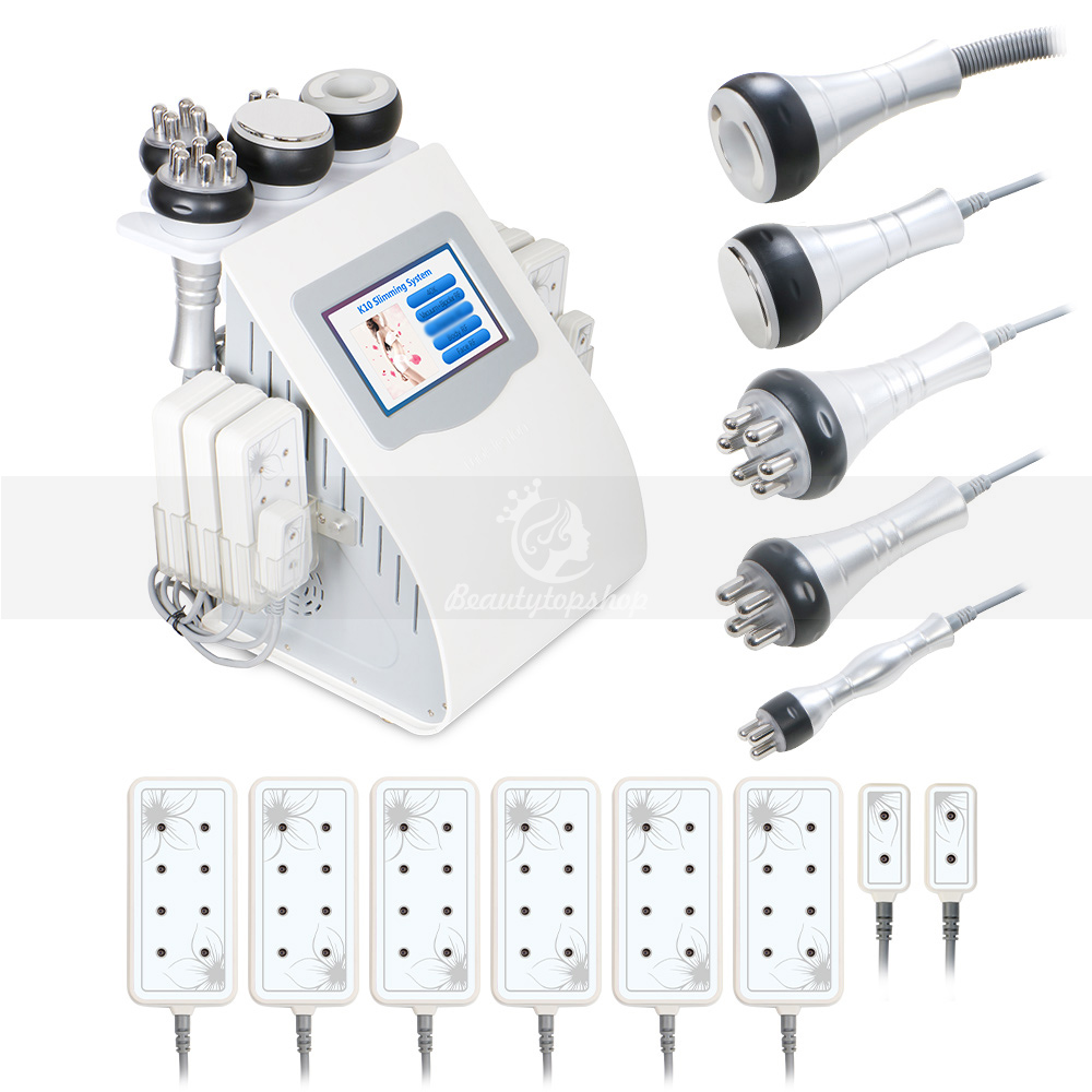 Effective Strong 40K Ultrasonic cavitation body sculpting slimming vacuum RF skin tighten body lift lipolaser machine