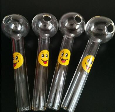 

Cheap Great Pyrex Glass Oil Burner Pipe Clear Oil Burner 11cm Length 3cm Diameter Ball Tube Pipe Oil Nail Glass Pipe wholesale p13