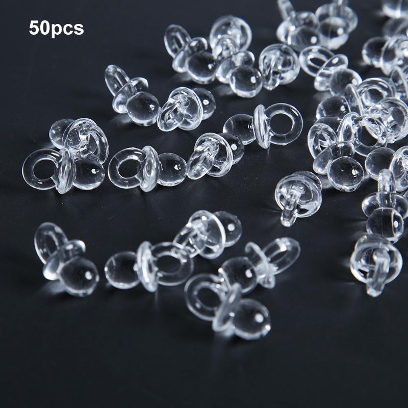 plastic pacifiers for baby shower