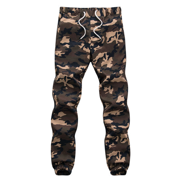 

Mens Boutique Autumn Pencil Harem Pants Men Camouflage Military Pants Loose Comfortable Cargo Trousers Camo Joggers Hot Sale