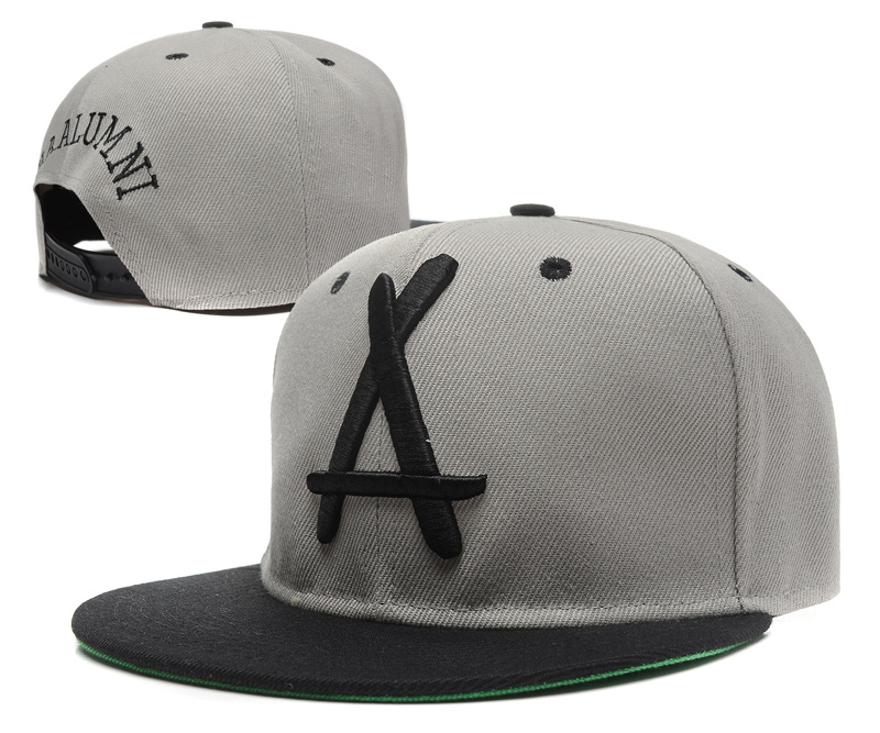 

Hot Brand New Style Adjustable tha Alumni Snapback Caps white A letter Hip Hop Sport Hats Baseball Snap back Caps for men women, Color 14