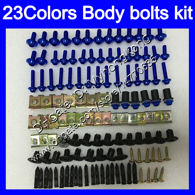 

Fairing bolts full screw kit For HONDA Goldwing GL1800 01 02 03 04 05 06 07 08 09 10 GL 1800 GL-1800 Body Nuts screws nut bolt kit 25Colors, No.7