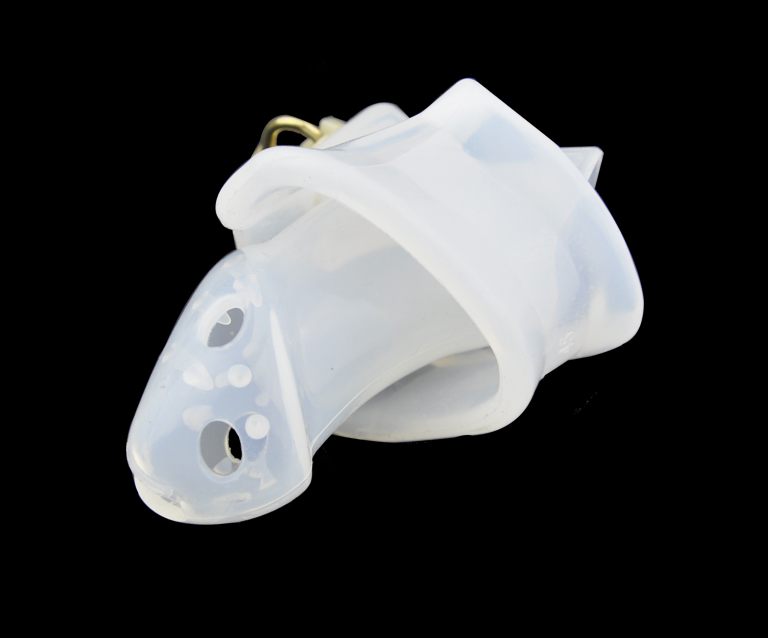 

Doctor Mona Lisa - The Male Soft Silicone Chastity Cage Device Belt with Serried Spikes Inside Its Cage Three Colors Kit Bondage SM Toys