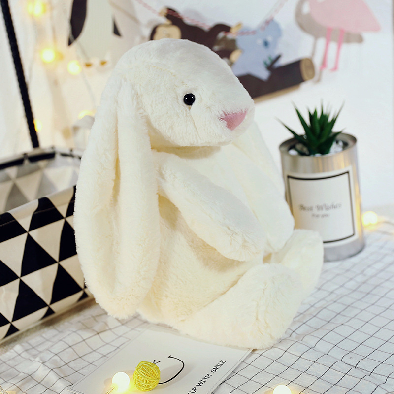 

Kid Toys Baby Rabbit British Aristocracy Rabbit Sleeping Comfort Doll Plush Toys Smooth Obedient Sleep Calm Doll  Children Gifts, Multicolor