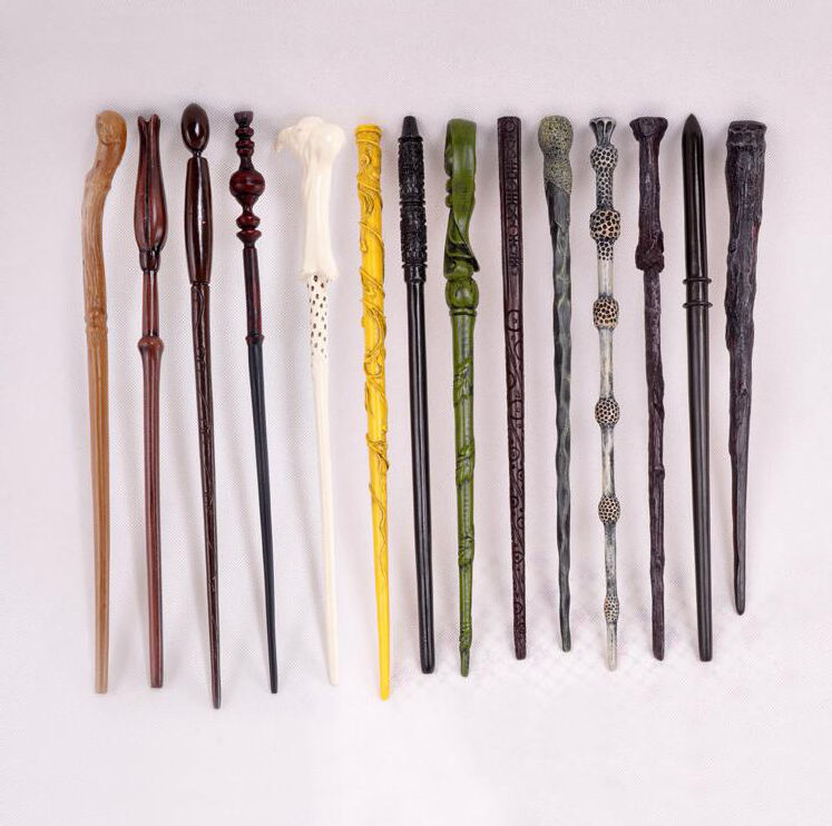 

7pcs/lot New Hermione Dumbledore Magic Wand Deathly Hallows Hogwarts Gift magical wands Voldemort without original box