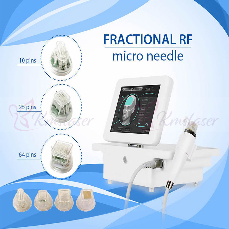 

microneedle 64pins 10pins 25pins no needle tip Gold RF Micro needling Fractional Radio frequency microneedling Rejuvenation face lift