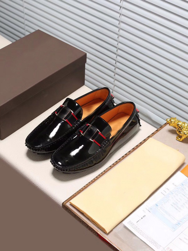 New Arrival Louise Mens Loafers Dress Walk Low Cut Patent Genuine Leather Office Drive Casual Shoes Size 38-44
