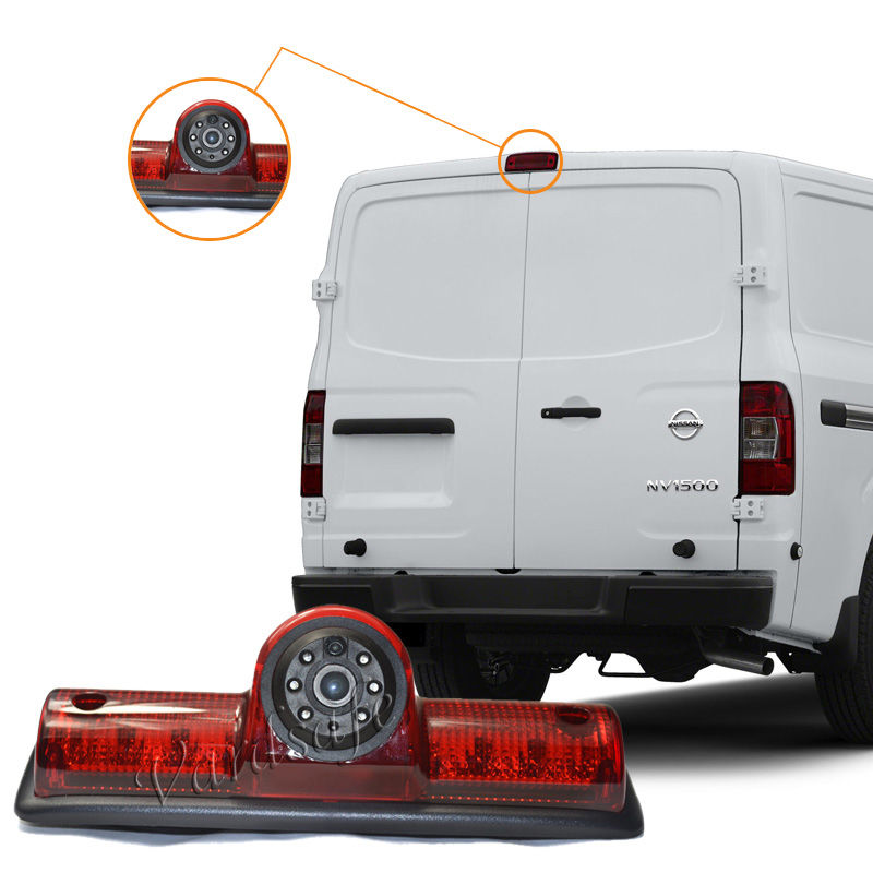 Vardsafe VS503 | Car Brake Light Rear Reverse Backup Camera For Nissan NV 1500 2500 3500-image-426414306