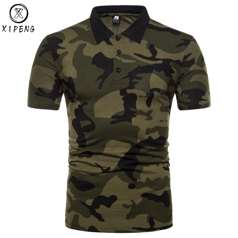 

Men' Brand Camouflage Shirt 2018 New Mens Shirts Casual Slim Fit Classic Homme Army Green Camisa Masculina