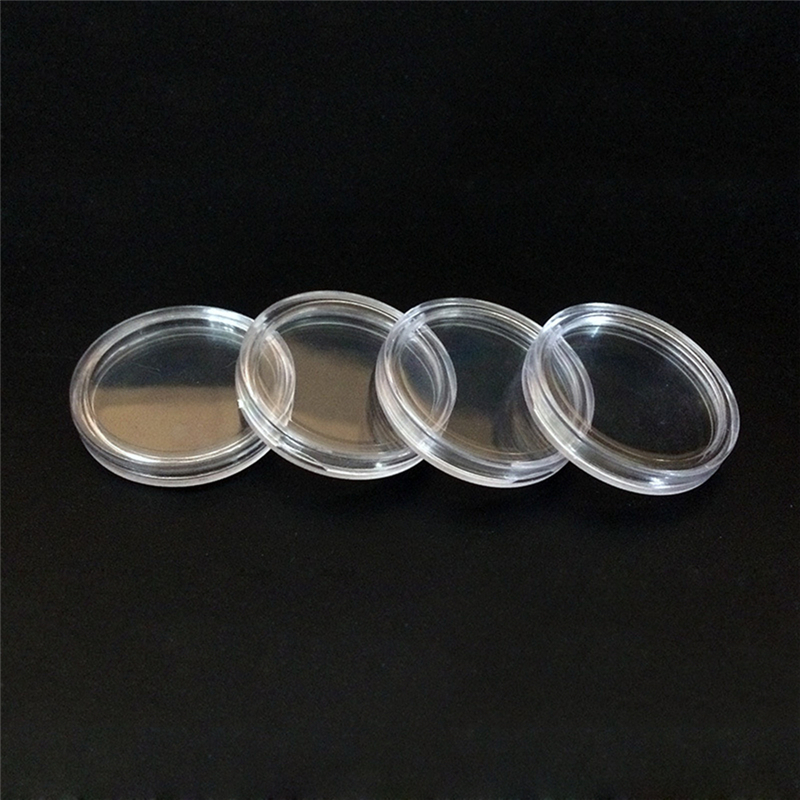 

100Pcs Small Round Coin Collection Boxes 25MM 27MM 30MM Commemorative Coin Protection Boxes Display Organizer Collectibles Gifts