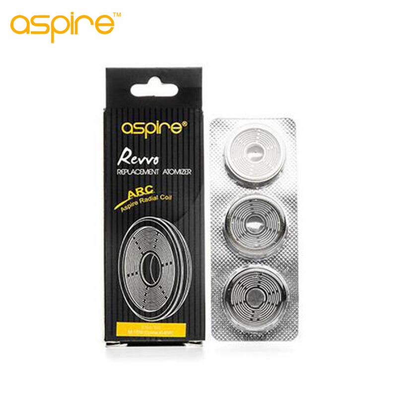 

100% Authentic Aspire Revvo ARC Coil 0.1~0.16ohm Aspire Radial Coil Stove Top Type Replacement Atomizer