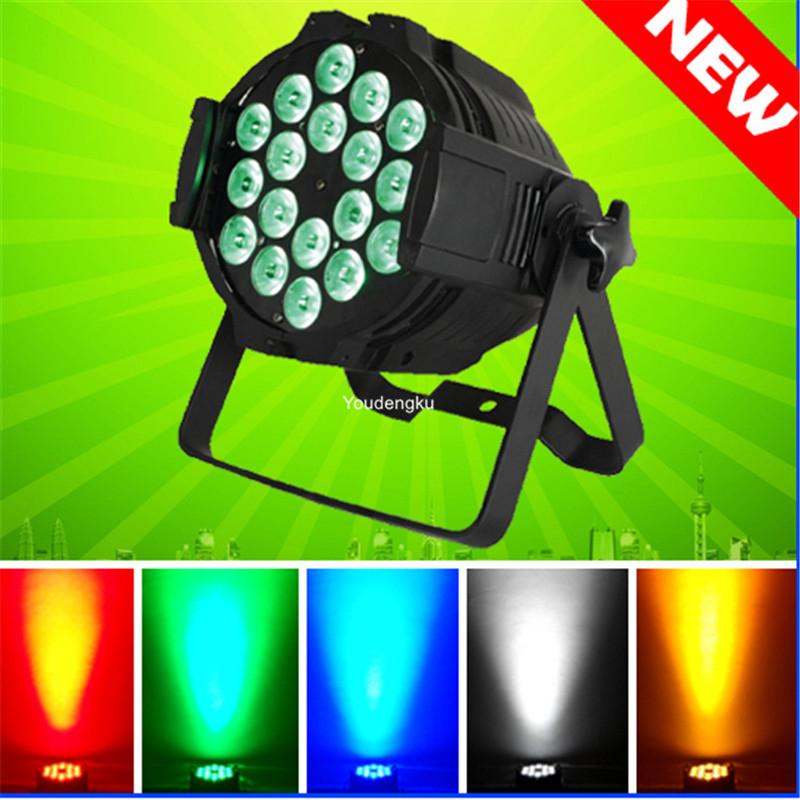 4 pieces 8 pieces led stage lighting disco light led party lights 18x15w 5 in1 dmx led par cans rgbwa-image-411454912