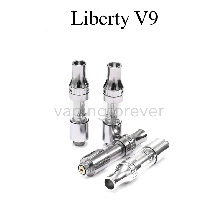 

Amigo Liberty V9 Wickless Vertical Ceramic Coil Cartridge 0.5ml Glass Tank 510 Thread CE3 BUD Thick Oil Thick Vape