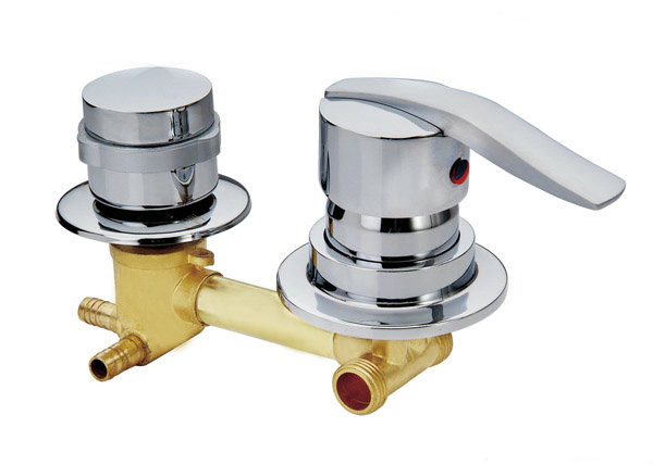 

Customize 2/3/4/5 Ways water outlet brass shower tap, 2 style screw or intubation Copper shower cabin room mixing valve