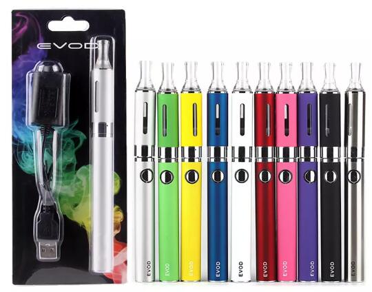 

Evod MT3 blister starter kits E-cigarette kit mt3 tanks e cigarette EVOD atomizer Clearomizer Evod battery, Multi