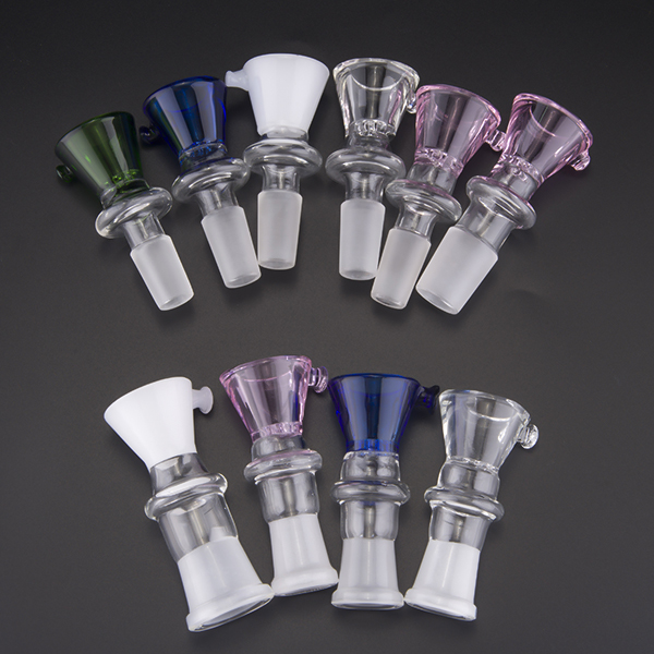 

Glass Bowl Comb Screen 10mm 14mm 19mm Female Male Joint Connection Color Water Pipe Oil Rig Bubbler Smoke Bong hellosmoking 413