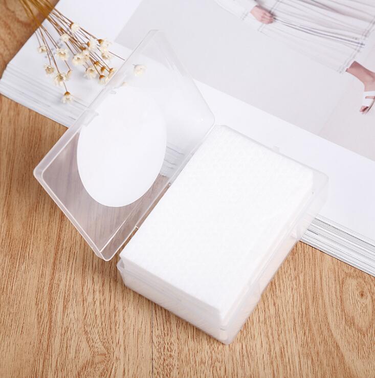 

UNBLEACHED CUT COTTON Organic Facial Pads 50 pcs/pack Makeup Cleaner Tool