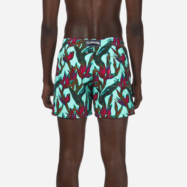

Vilebre Quick Dry Beach Shorts Men Board Shorts Polyester 3D Print Mens Siwmwear Swim Shorts for Surfing, As picture