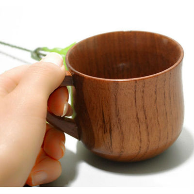 

Natural Wood Coffee Beer Juice Milk Tea Mug Wooden Cup Drinkware