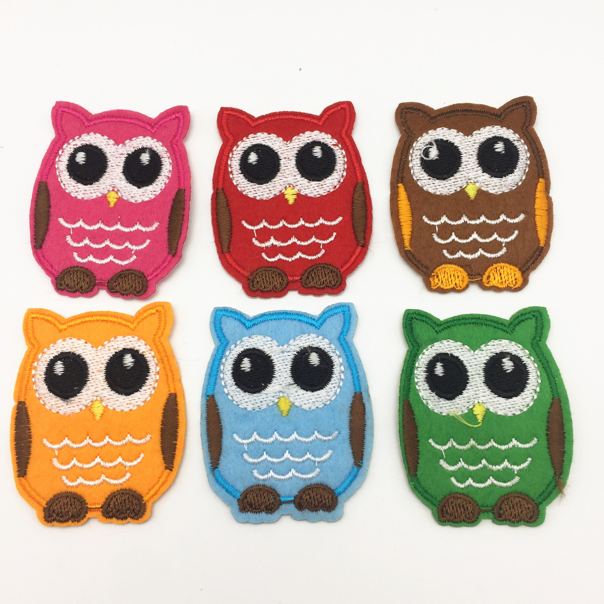 Owl Iron On Patch Sew On Bird Animal Embroidered Badge Craft Embroidery Applique