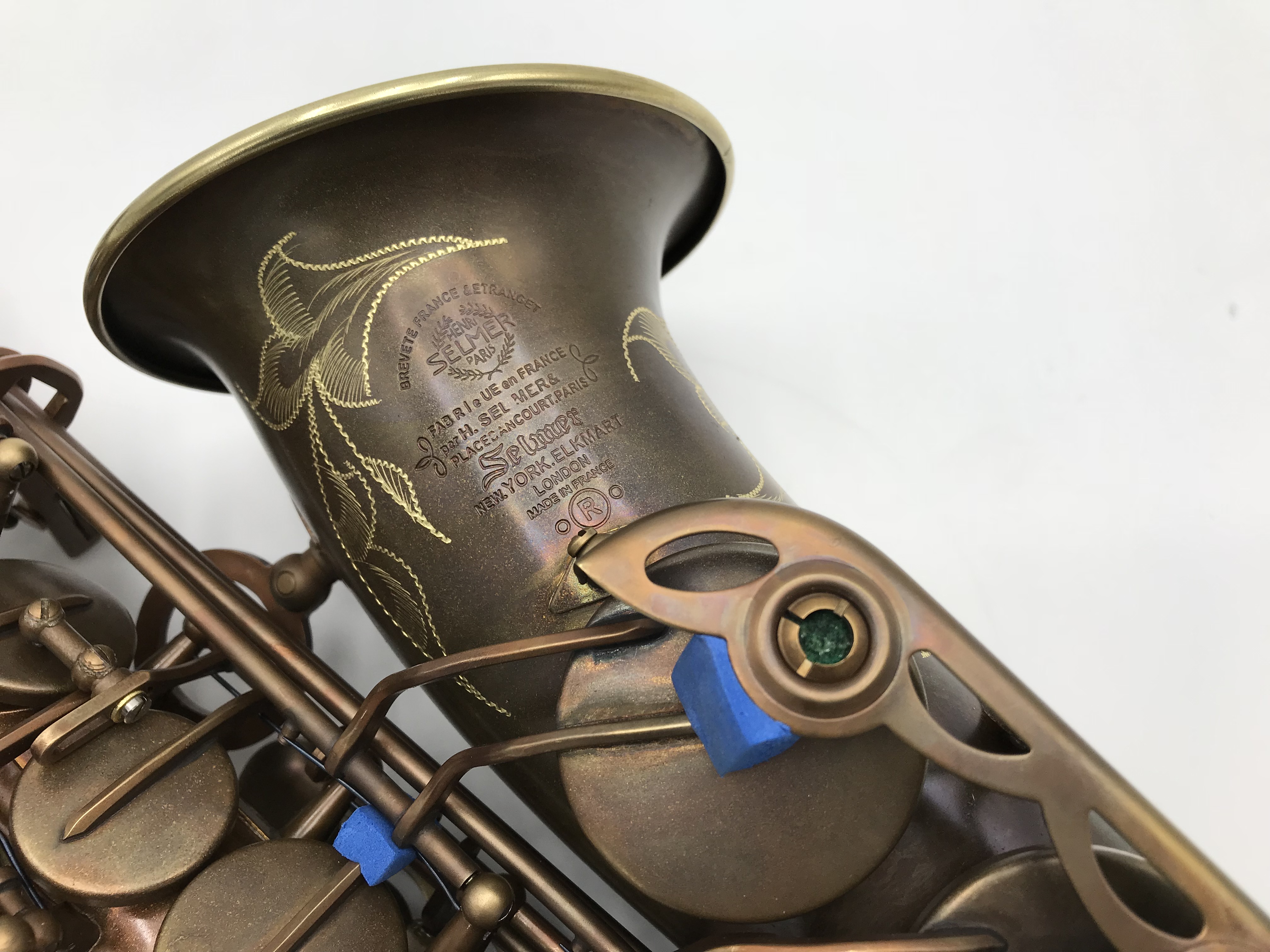 Saxophone Mark VI Sax Model Antique copper E Flat Alto Saxophone Eb with Case Accessories-image-837447355