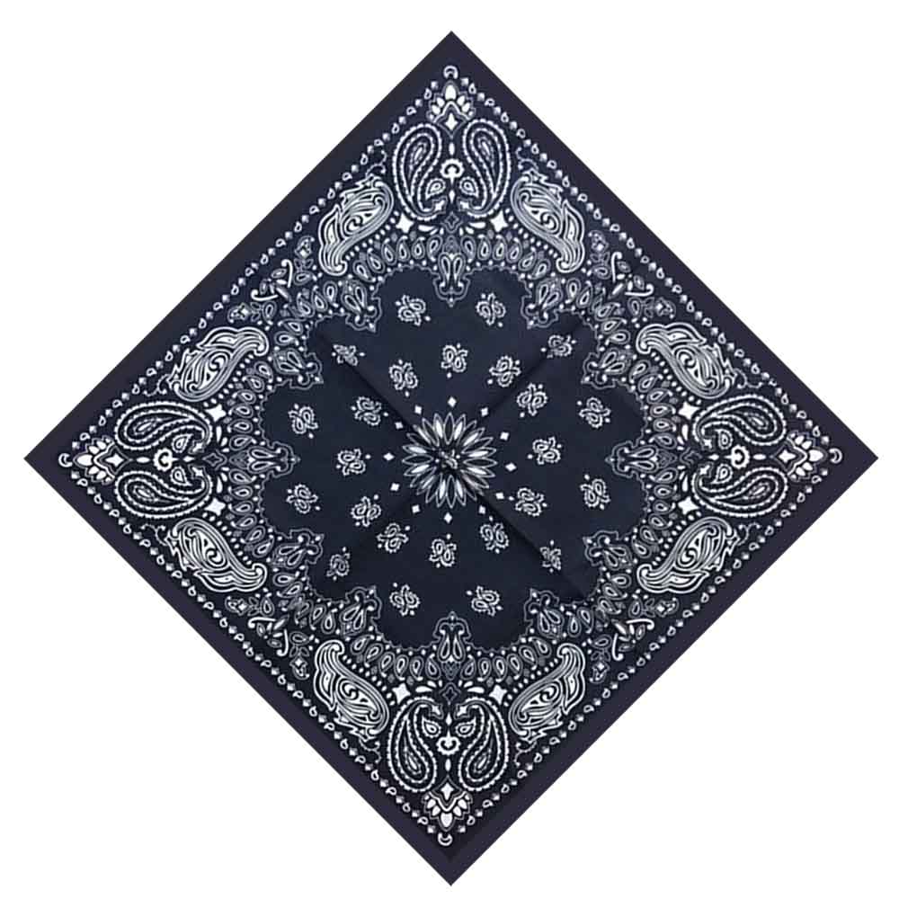 

55cm*55cm Cotton Hip Hop Paisley Bandana Square Scarf Head wrap Neck Wrist band Handkerchief For graffitin b-boyin Women Men