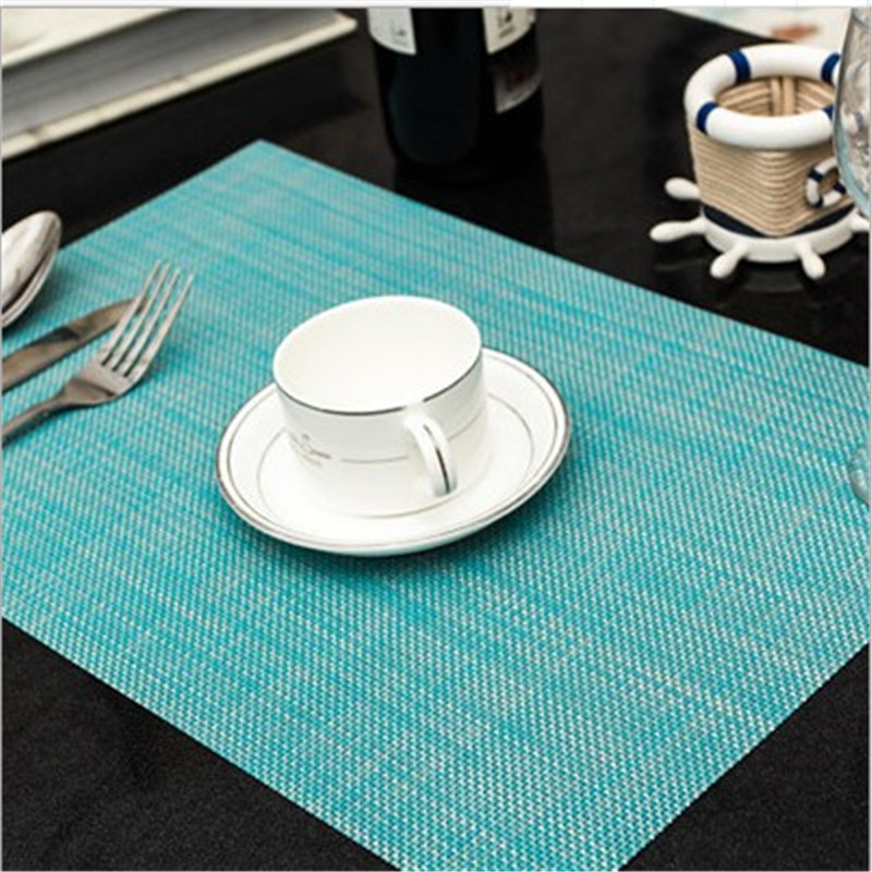

Hotel Restaurant Modern Placemats Colorful Cup Coasters Mats Table Mats Bowl Pad Heat Insulation Slip Ressistant Dining Bar Mat free ship