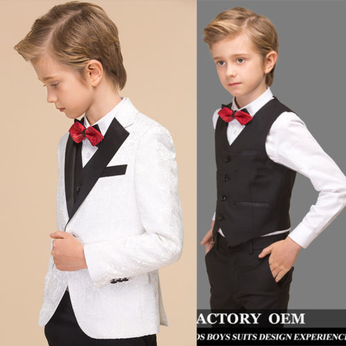 Baby Boys Azul Marino Smart Outfit Arco Chaleco Boda Bautizo