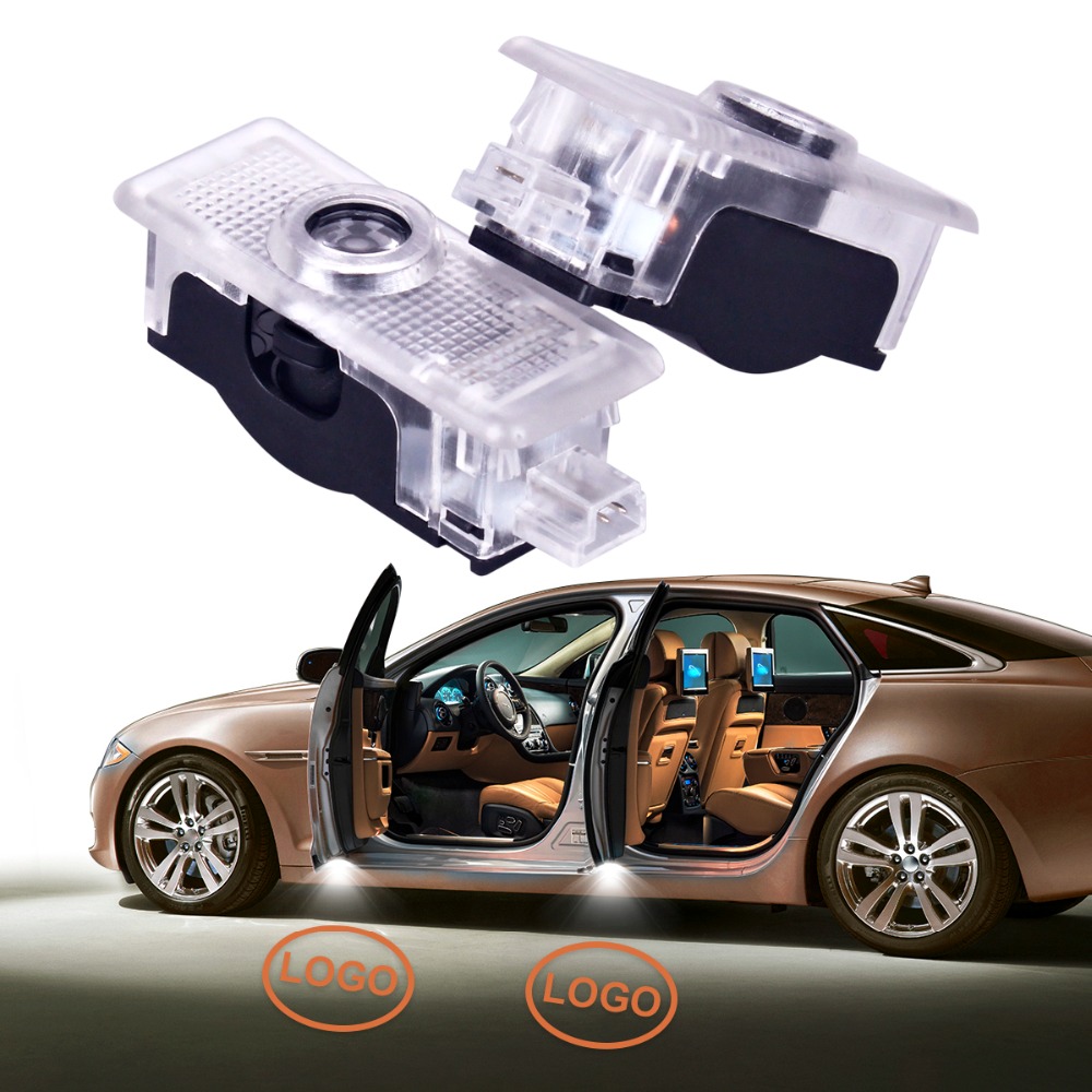 2xGhost Shadow Lights LED Projector Welcome Courtesy Doors Lamp for Mercedes Benz AMG CLA Class C117 CLA200 CLA220 CLA260 CLA45-image-410006606