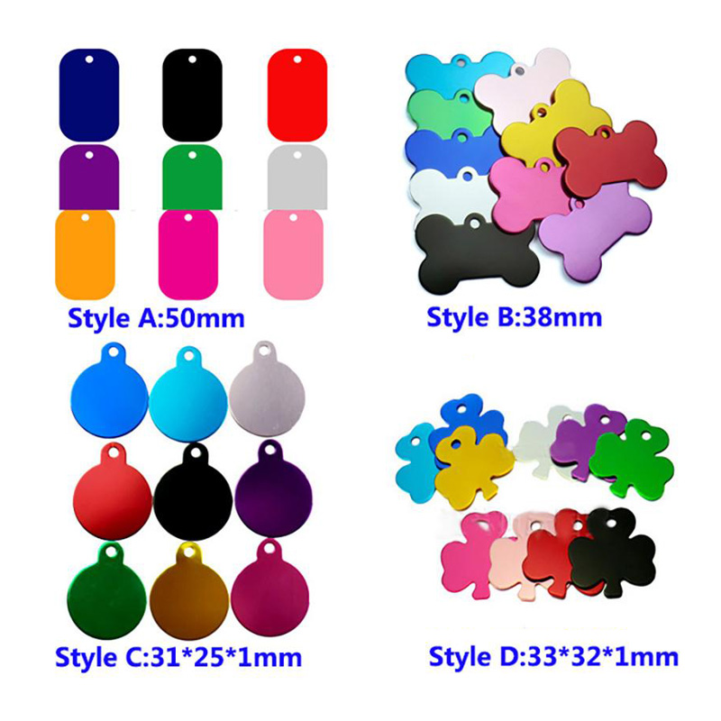 blank anodized aluminum dog tags