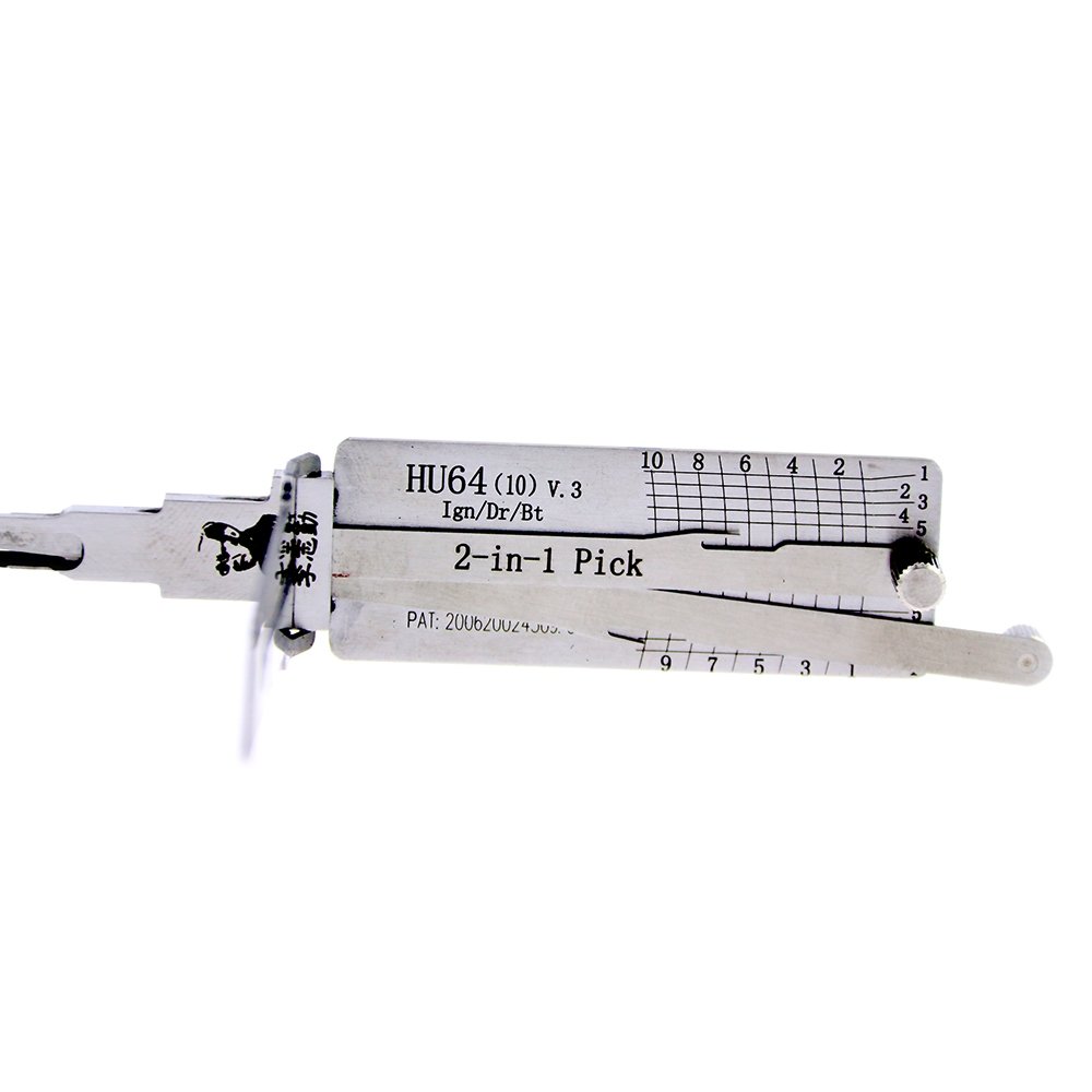 

Genuine LISHI Lishi HU64 2 In 1 lock pick and decoder FOR BENZ