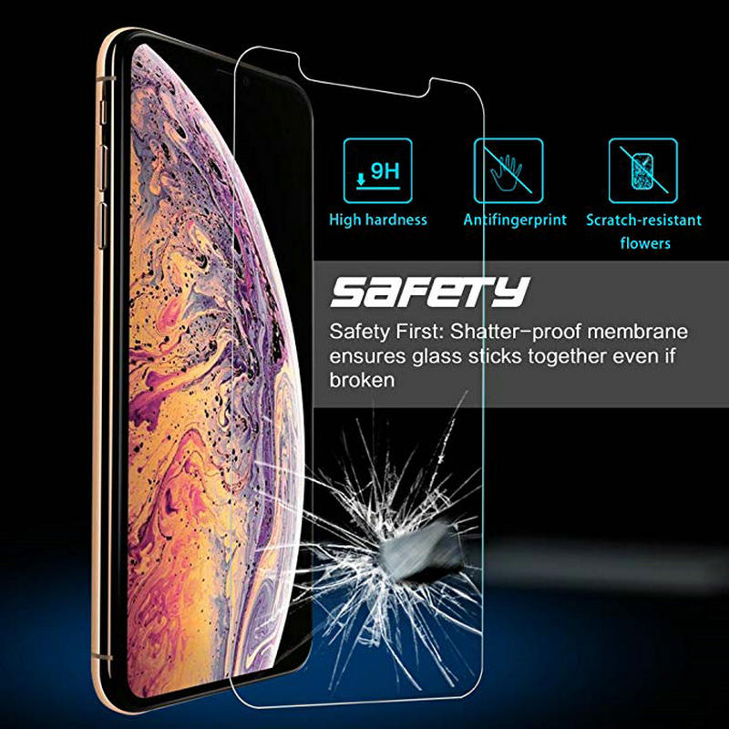 

Tempered Glass For iPhone 12 Pro Max Mini 11 Xs Max XR XS X 8 7 6 6s Plus 5 5S SE Screen Protector Film 2.5D 9H Anti-Shatter Paper Package