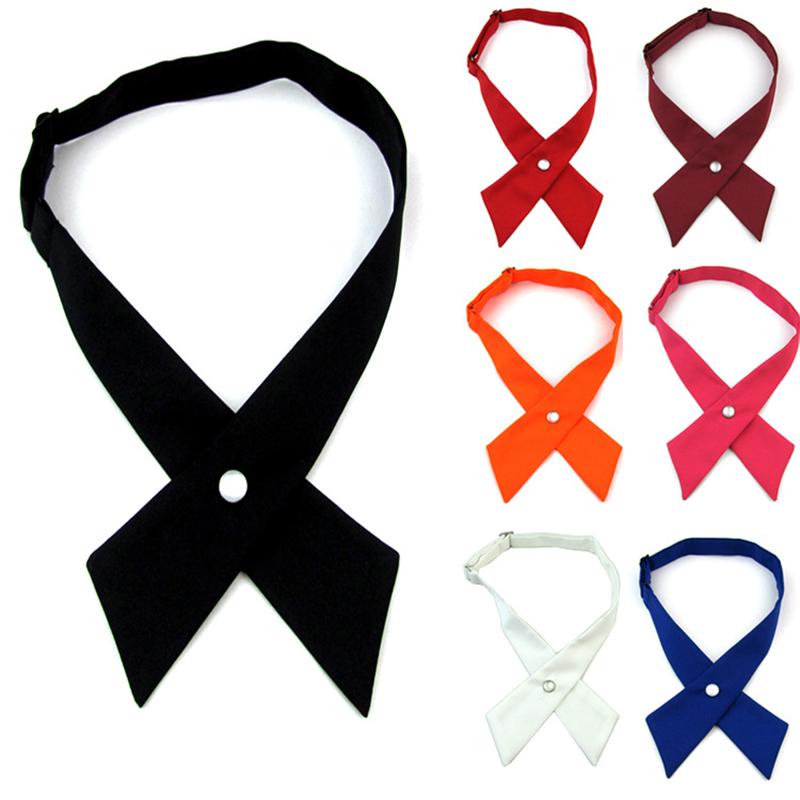 

adjustable bow tie cross bowkadjustable bow tie cross bowknot school neckwear universal student evening party cosplay accessory host 2pcs