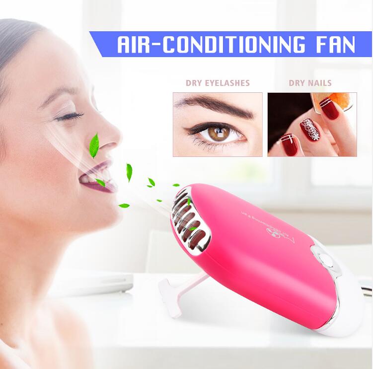 USB Mini Fan Air Conditioning Blower Eyelash Extension Glue Quickly Dry Grafted Eyelashes Dedicated Dryer Makeup Beauty Tools